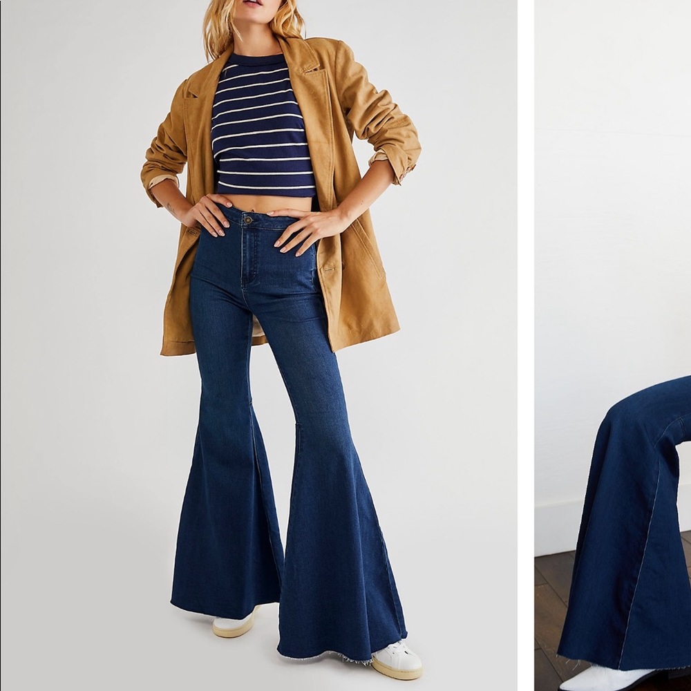 Just Float on Flare Jeans